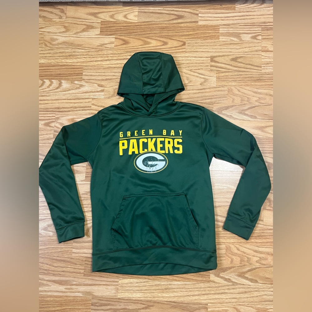 Green Bay Packers Youth Hoodie Sweatshirt XL (18/20) NFL Team Apparel
